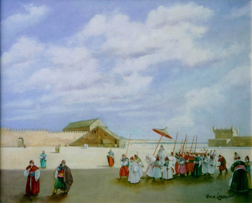 The Sultan visiting Essaouira